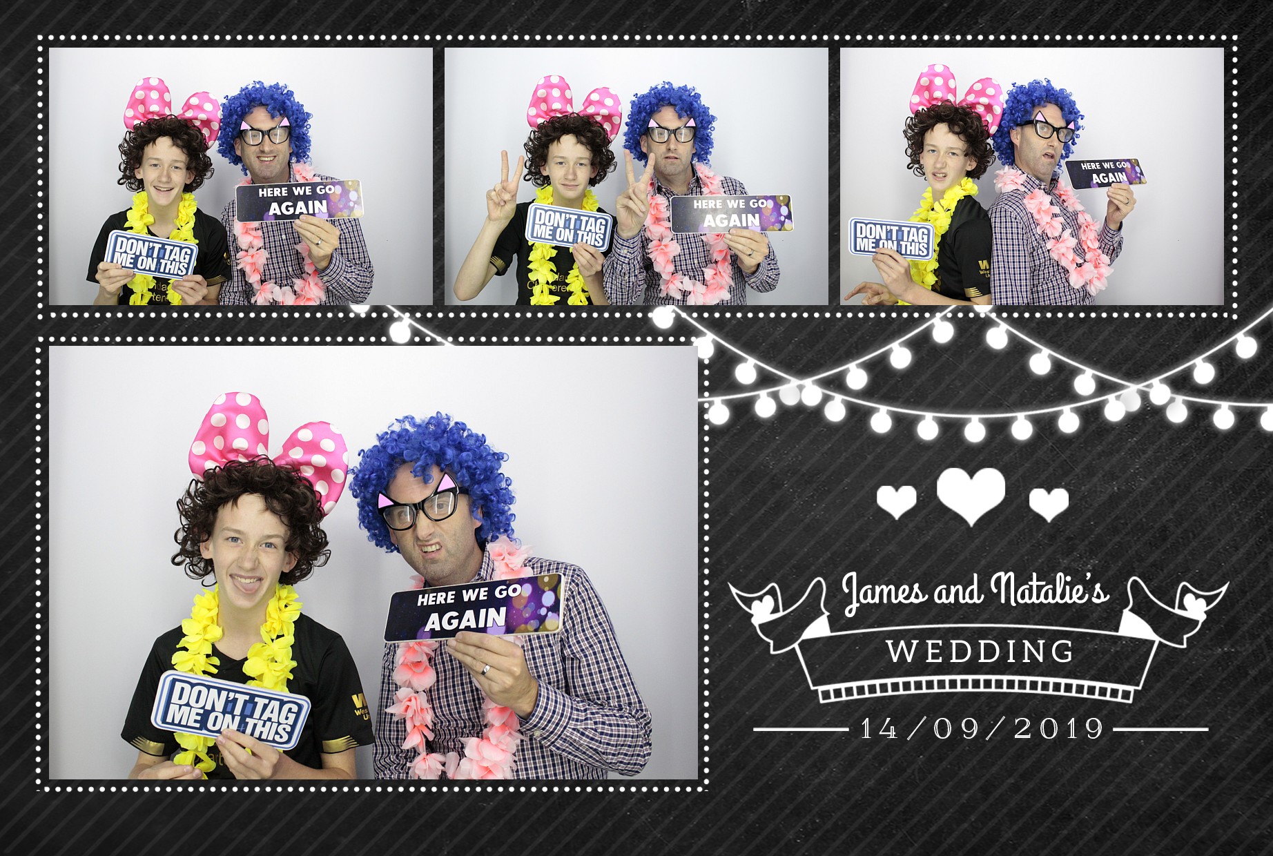 James and Natalie’s Wedding | View more photos from the event at gallery.myphotoboothexperience.co.uk/u/MyPhotoBoothExperienceLtd/James-and-Natalie’s-Wedding
